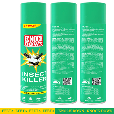 Disposable Insect Killer Spray Insecticide Jumbo With Carton Packaging