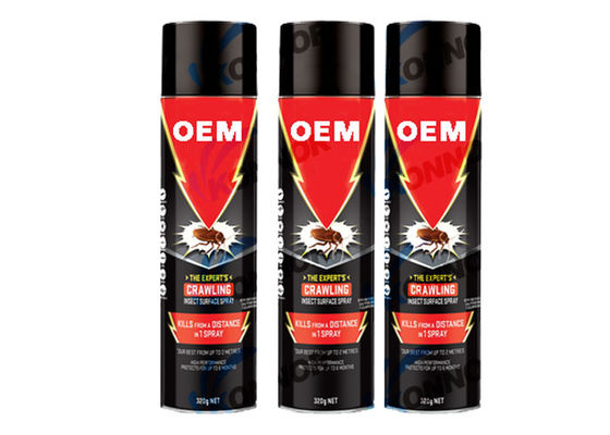 400ML Fast Effective Insect Aerosol Killer Spray For Household 24 Cans Per Carton