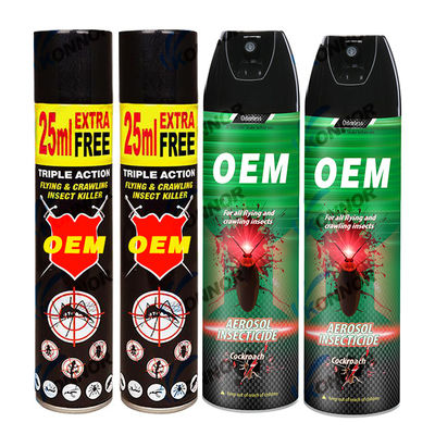 OEM High Efficiency Mosquito Aerosol Bed Bug Insect Killer Spray 400ML