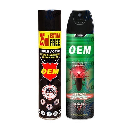 300ML Insecticide Spray , Pesticides Spray Oil Based Aerosol Insecticide