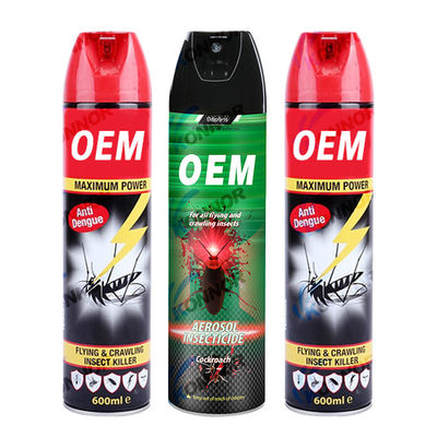 OEM Aerosol Mosquito Killer Spray / 400ml Cockroach Killer Insecticide