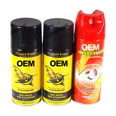 Tetramethrin Odourless Aerosol Insecticide Spray For Office High Effective