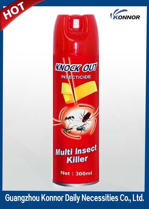 Restroom Tinplate 600ml Aerosol Insect Killer Spray with Raw Material