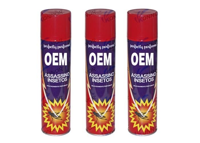 Oil Based Insect Killer Spray Tetramethrin Ingredient / Anti Cockroach Repellent