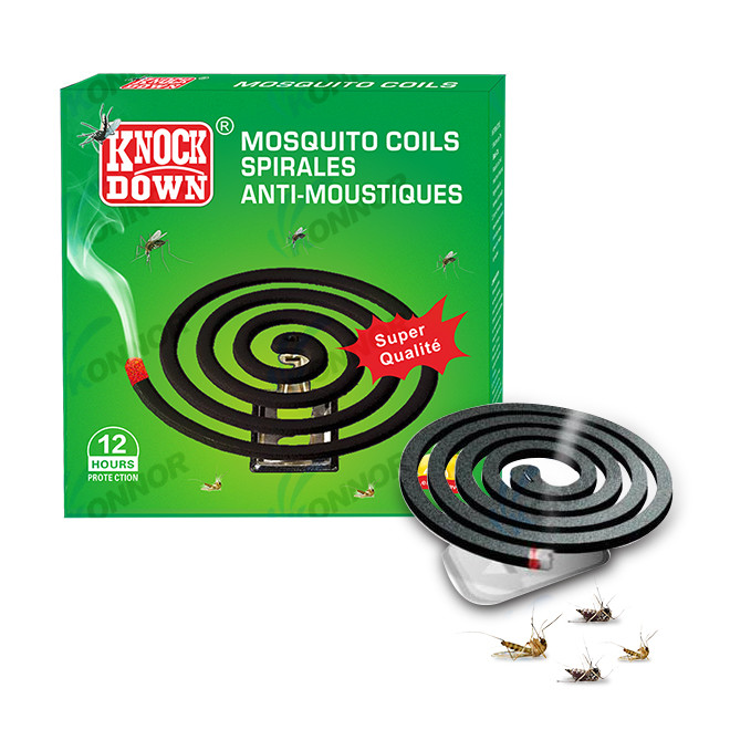 Black Knockdown Fast Killer Mosquito Repellent Coil With 0.08