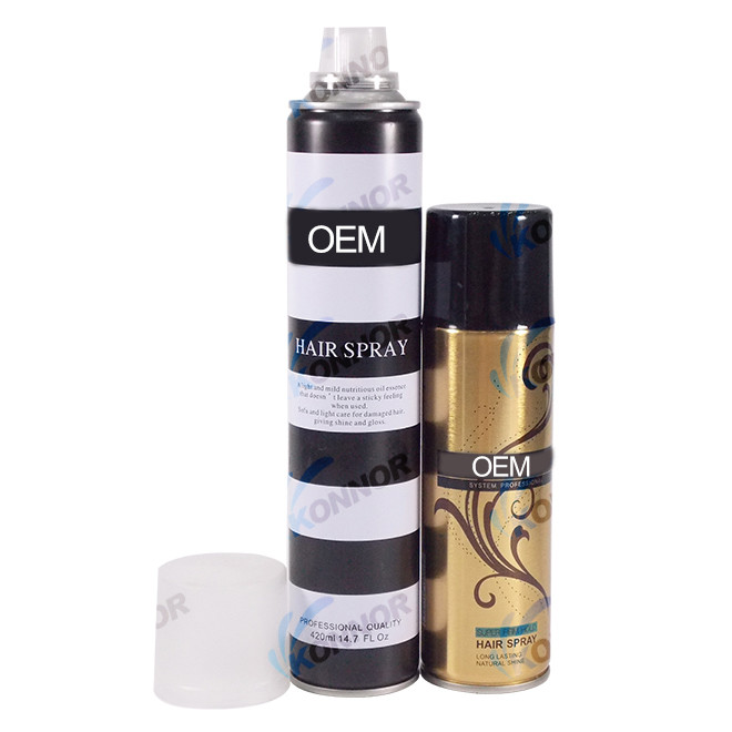 OEM Hair Gel Spray / Professional Ultra Strong Hold Hair Styling Spray